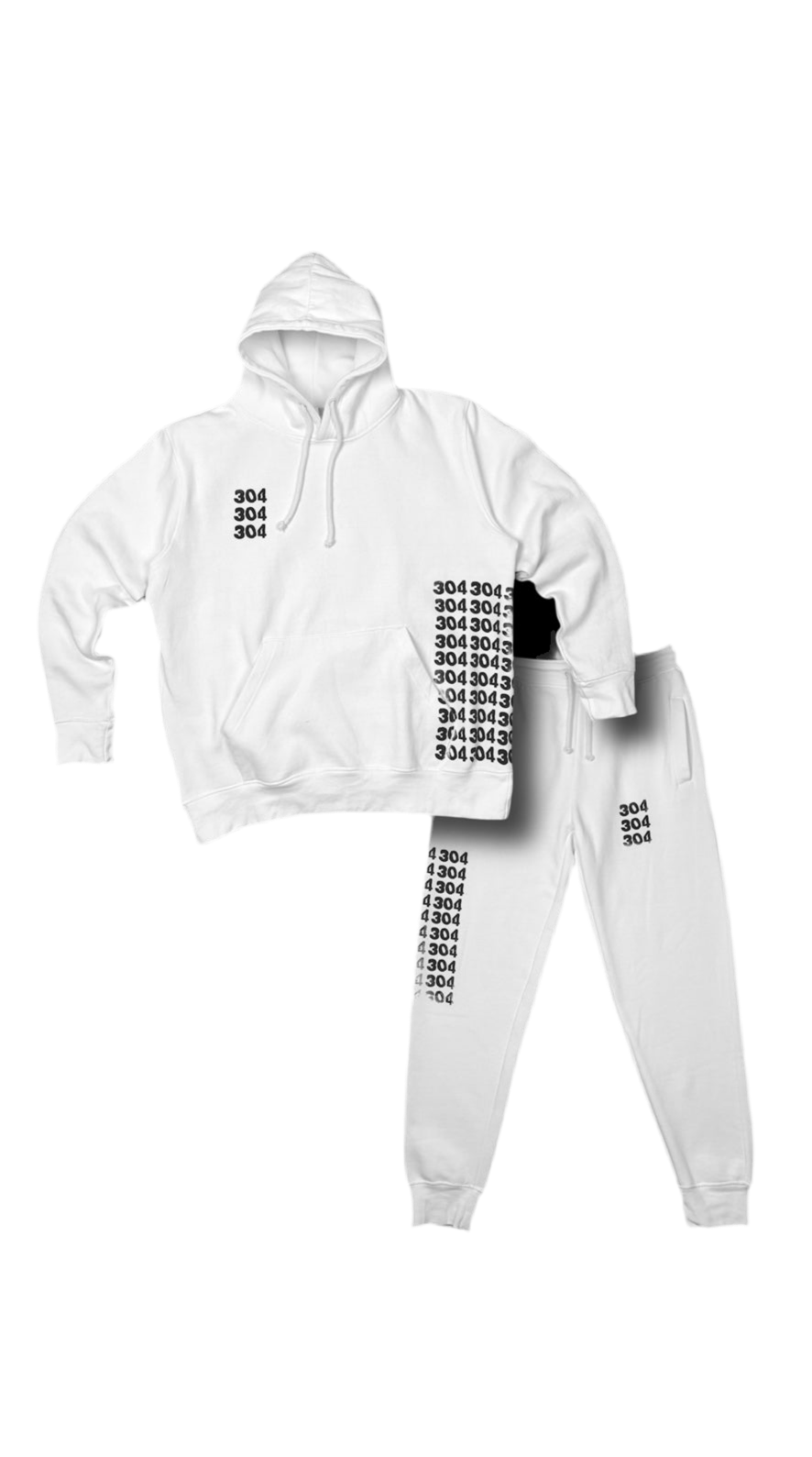 WHITE “304 REPEATER” LIGHT-WEIGHT SWEAT SUIT