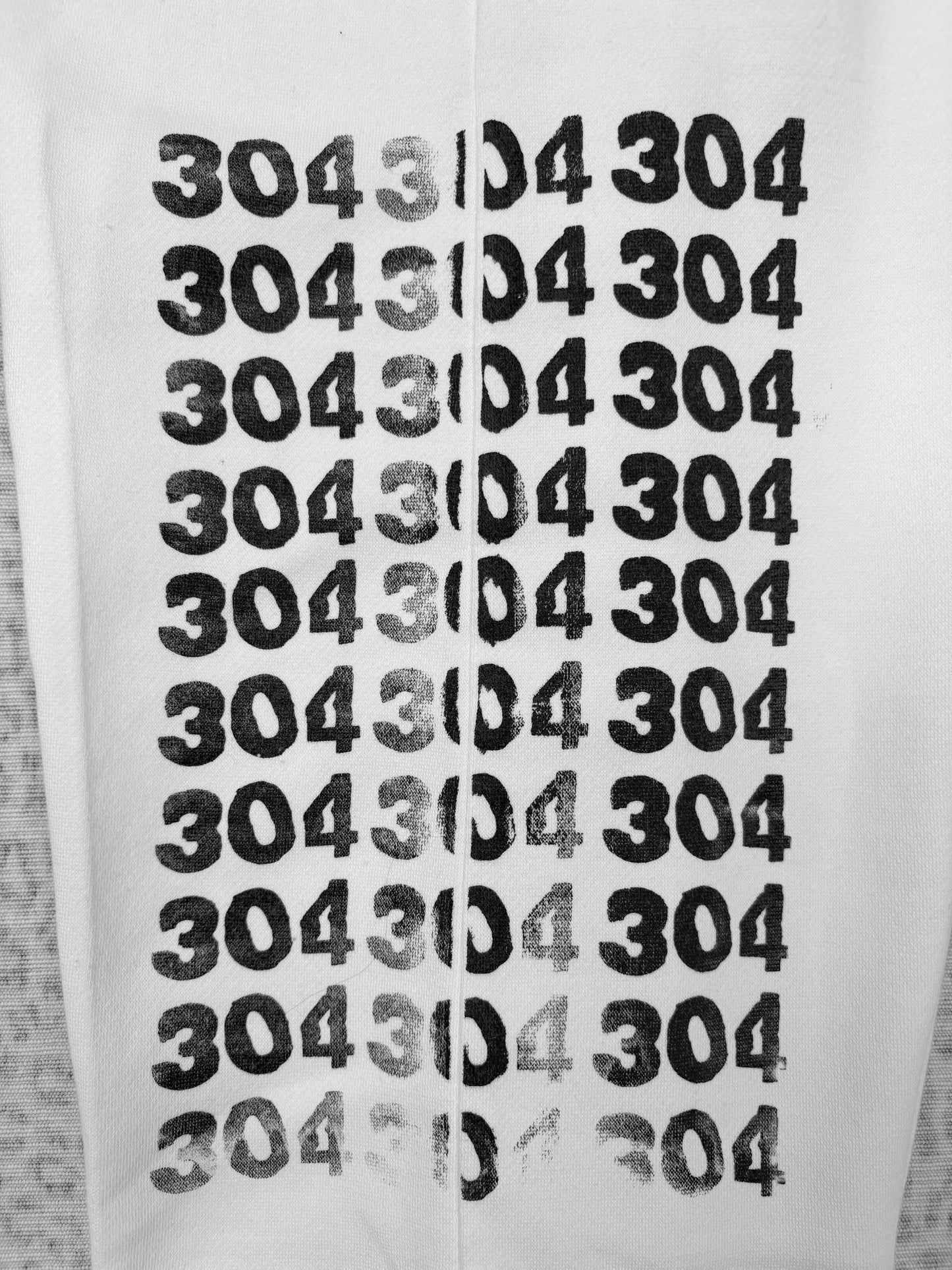 WHITE “304 REPEATER” LIGHT-WEIGHT SWEAT SUIT