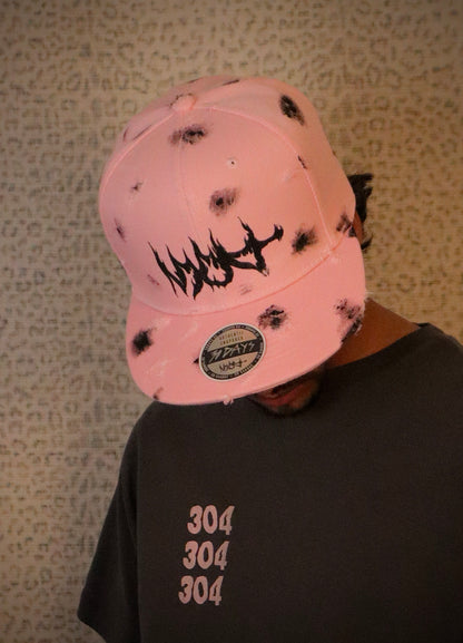 BABY PINK “304 FLAME” SNAPBACK HATS