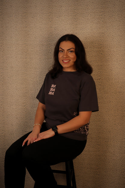 GREY “304 REPEATER" T-SHIRT