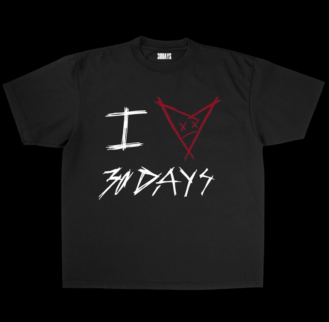 “I ❤️ 3OD4YS” GRAPHIC T-SHIRT