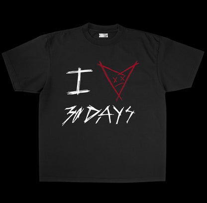 “I ❤️ 3OD4YS” GRAPHIC T-SHIRT