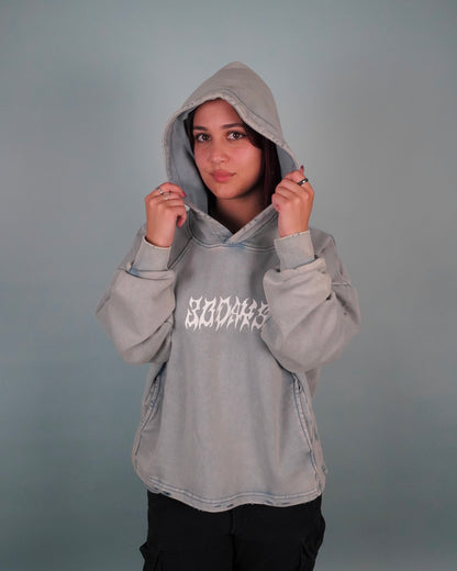 "30D4YS CYBER" DENIM BLUE LIGHTWEIGHT HOODIE