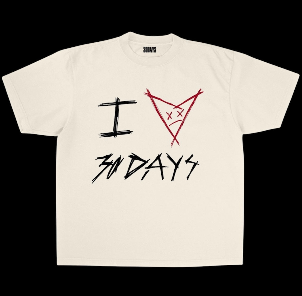 “I ❤️ 3OD4YS” GRAPHIC T-SHIRT