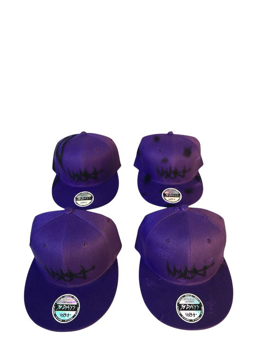 DEEP PURPLE “304 FLAME” SNAPBACK HATS