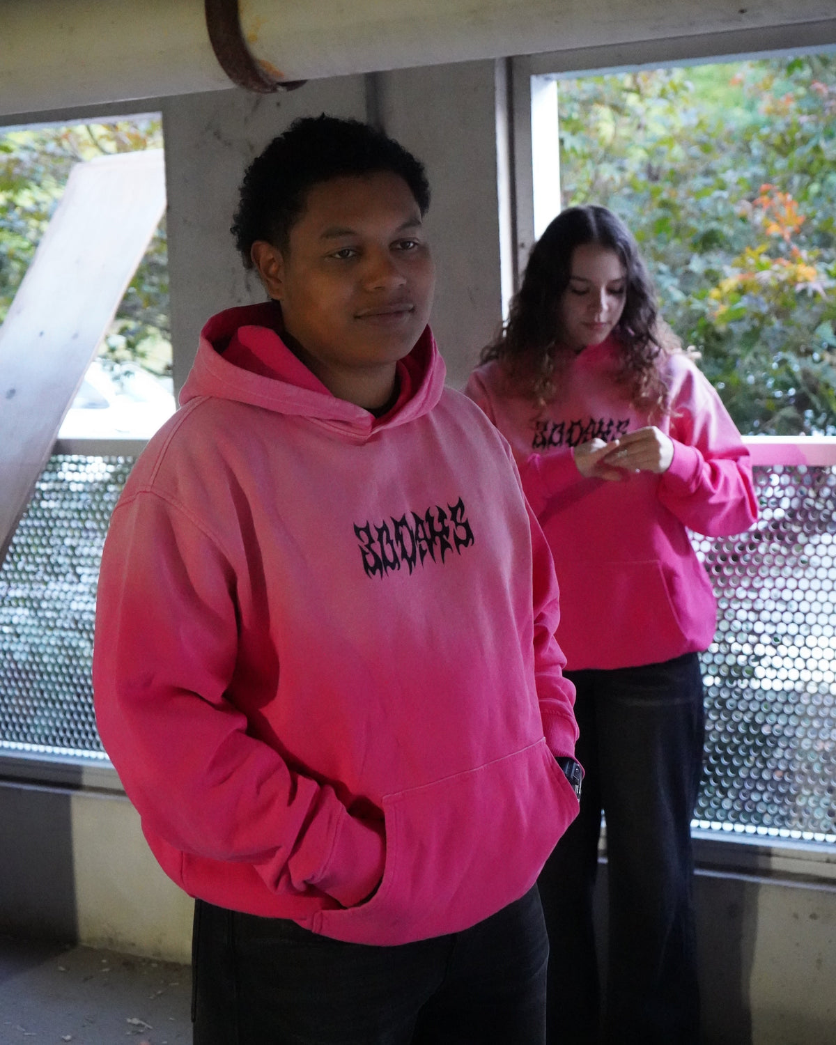 "30D4YS CYBER" HOT PINK HEAVYWEIGHT HOODIE