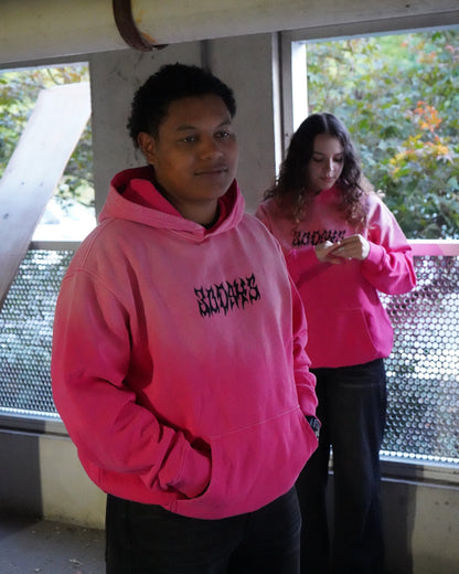 "30D4YS CYBER" HOT PINK HEAVYWEIGHT HOODIE
