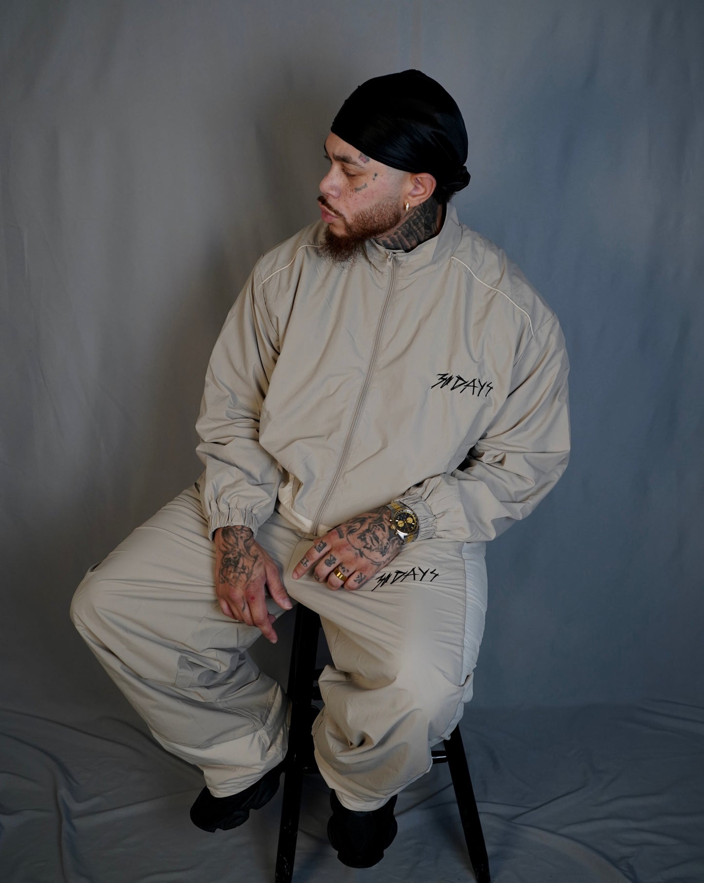 “30D4YS” 2TONE SAND WiNDBREAKER TRACK-SUiT