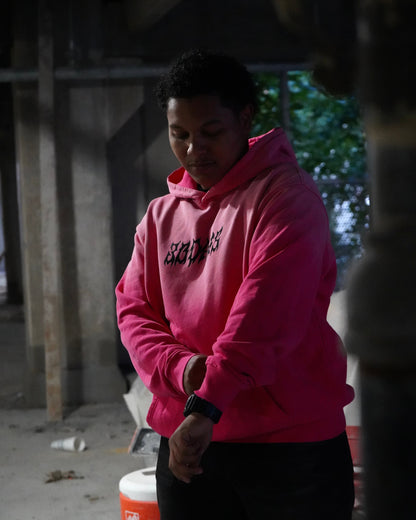 "30D4YS CYBER" HOT PINK HEAVYWEIGHT HOODIE