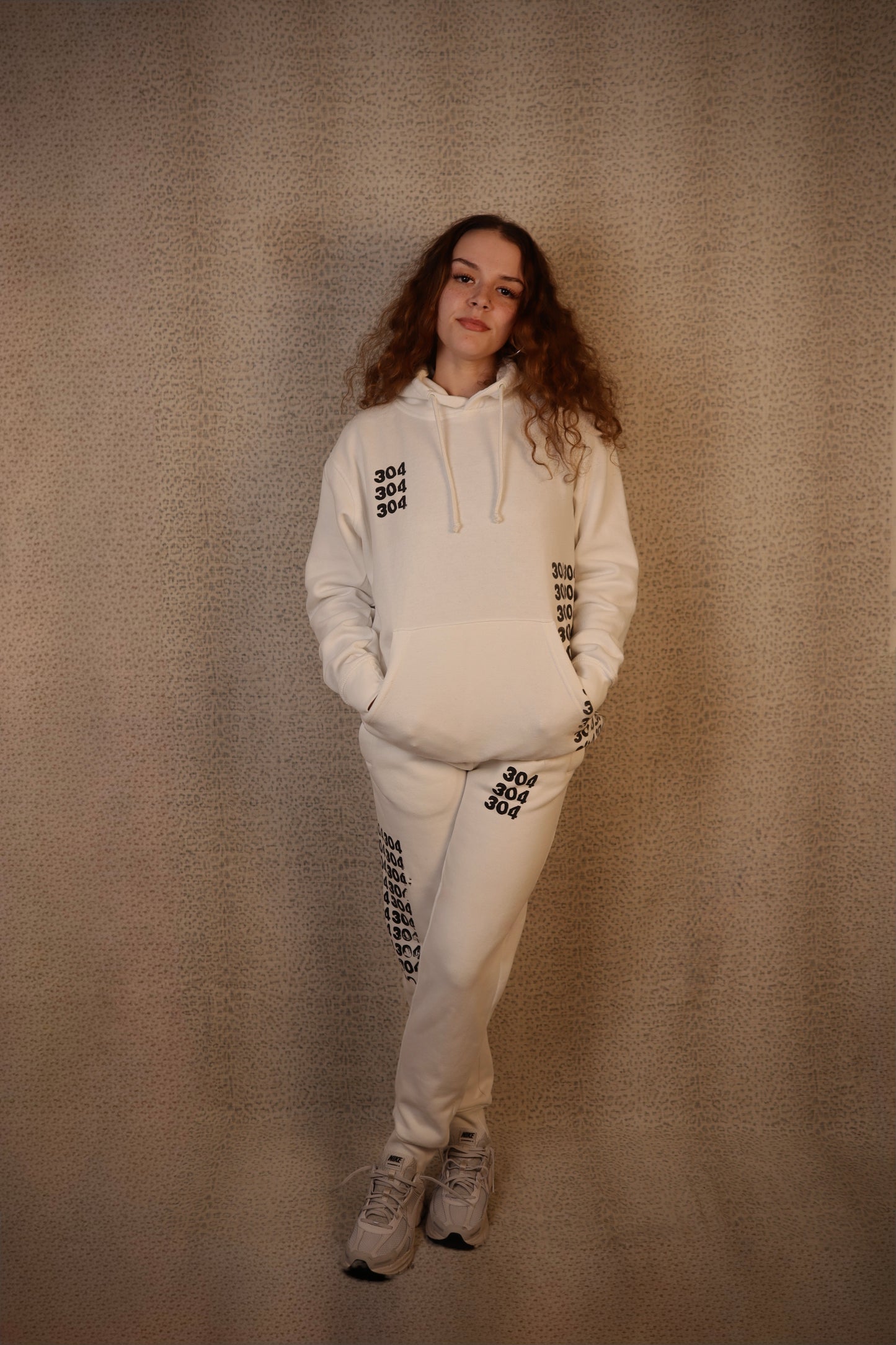 WHITE “304 REPEATER” LIGHT-WEIGHT SWEAT SUIT