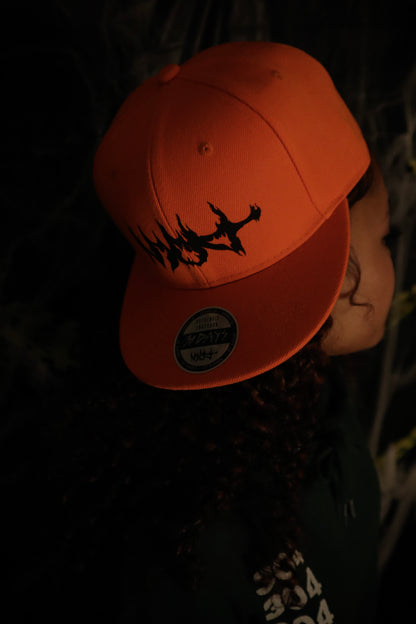 ORANGE “304 FLAME” SNAPBACK HAT