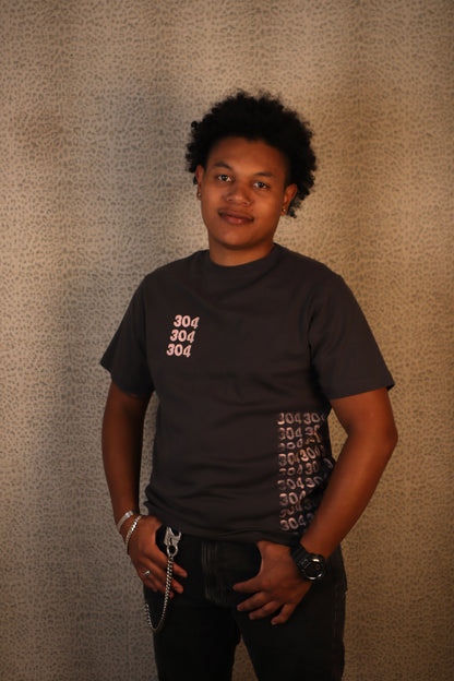 GREY “304 REPEATER" T-SHIRT