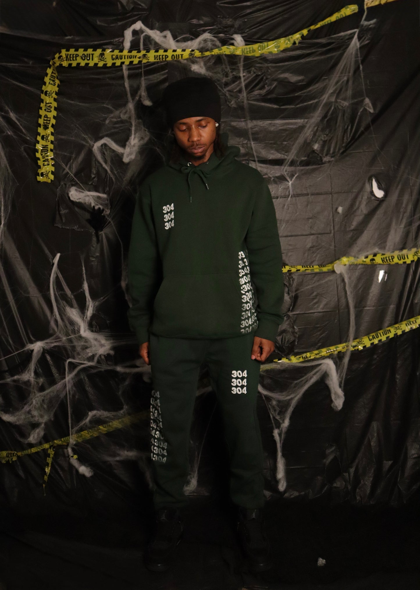 HUNTER GREEN “304 REPEATER” SWEAT SUIT