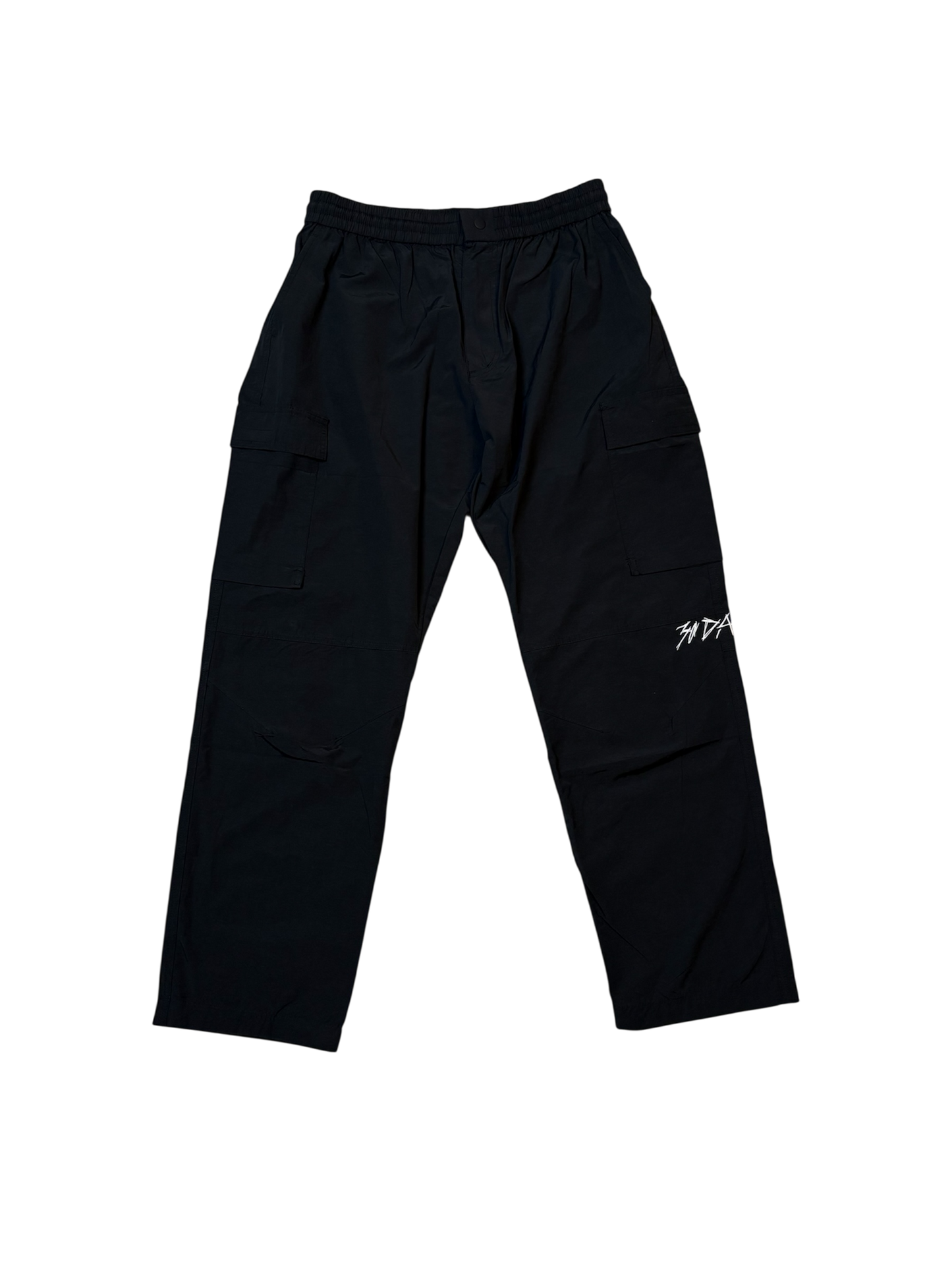 BLACK "30D4YS" WINDBREAKER CARGO PANTS