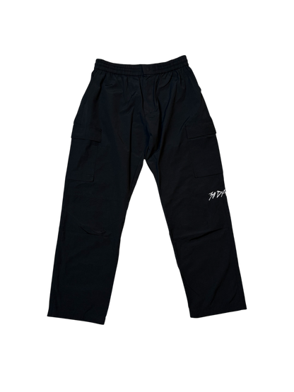 BLACK "30D4YS" WINDBREAKER CARGO PANTS