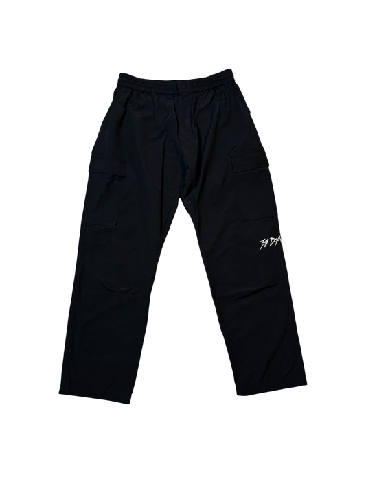 BLACK "30D4YS" WINDBREAKER CARGO PANTS