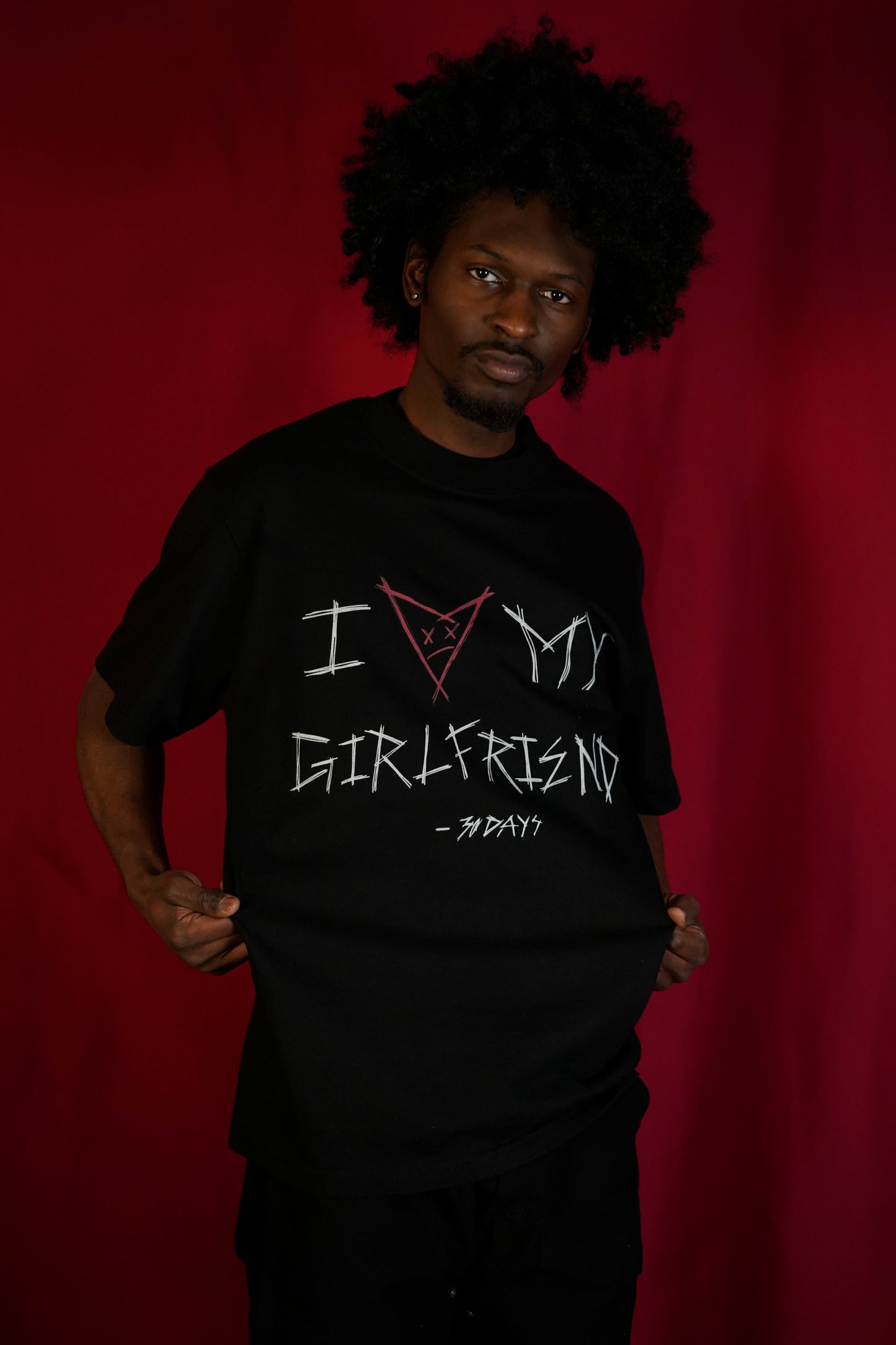 “I ❤️ MY GIRLFRIEND” - 30D4YS GRAPHIC T-SHIRT