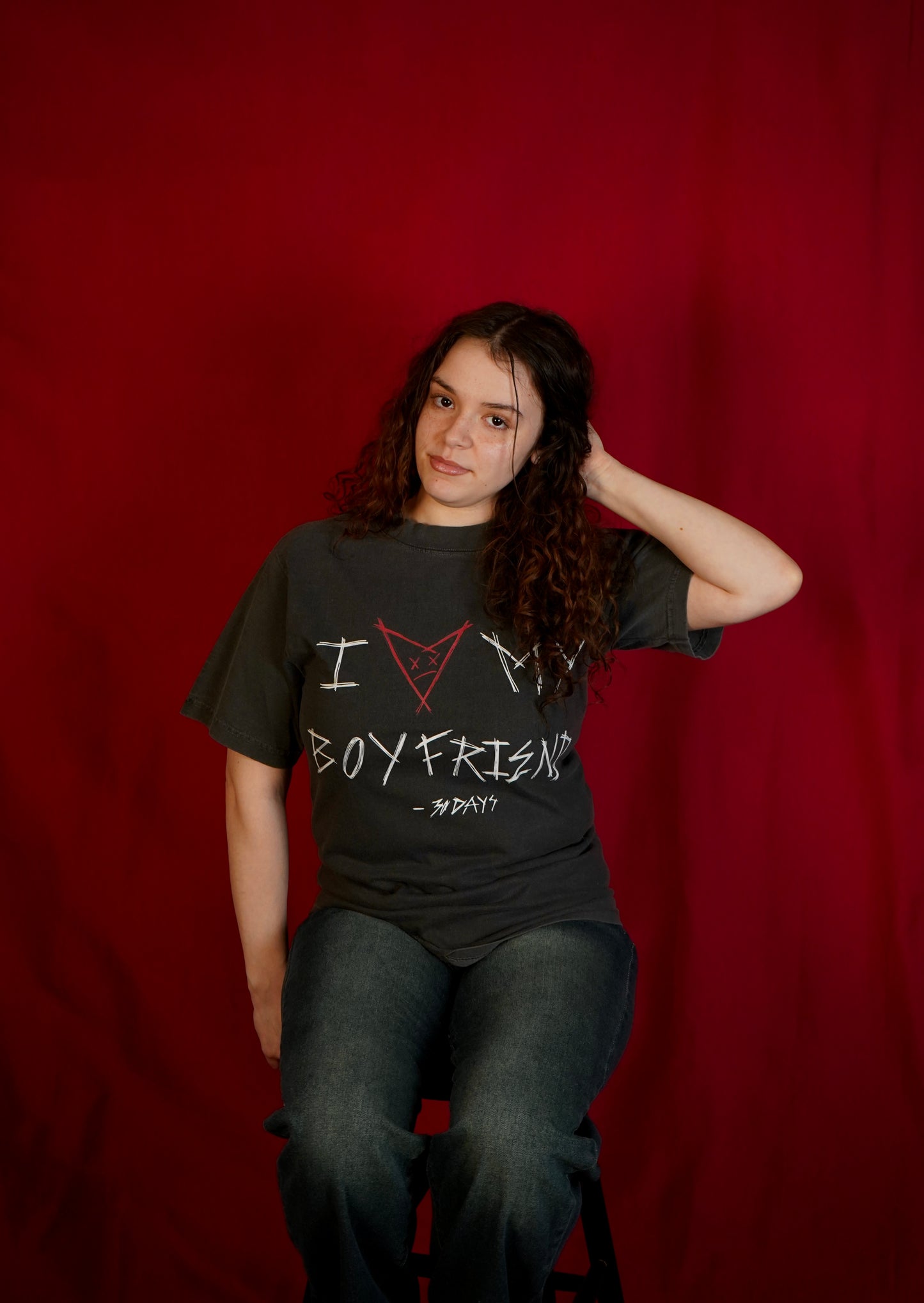 “I ❤️ MY BOYFRIEND” - 30D4YS GRAPHIC T-SHIRT