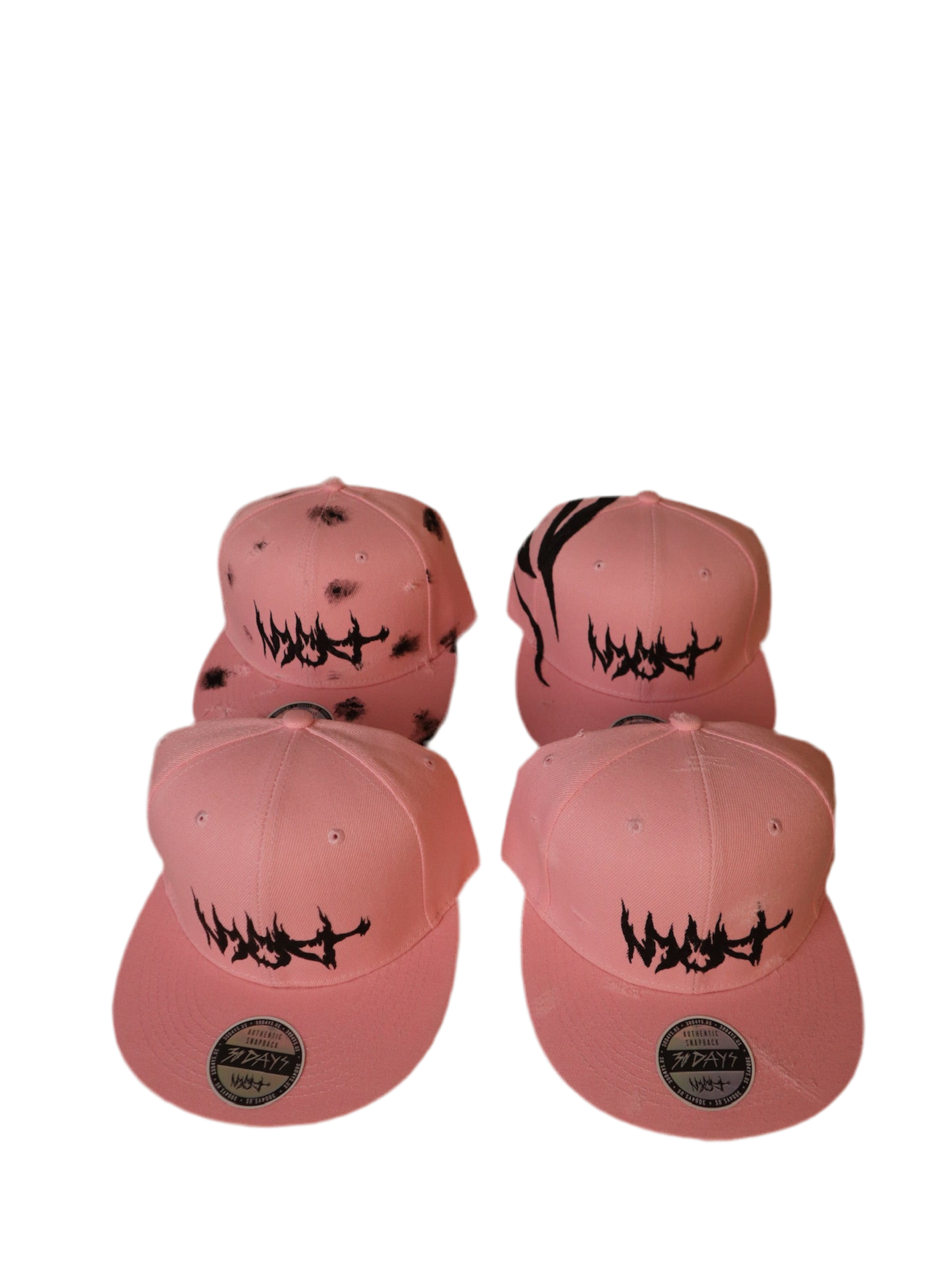 BABY PINK “304 FLAME” SNAPBACK HATS