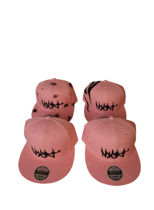 BABY PINK “304 FLAME” SNAPBACK HATS