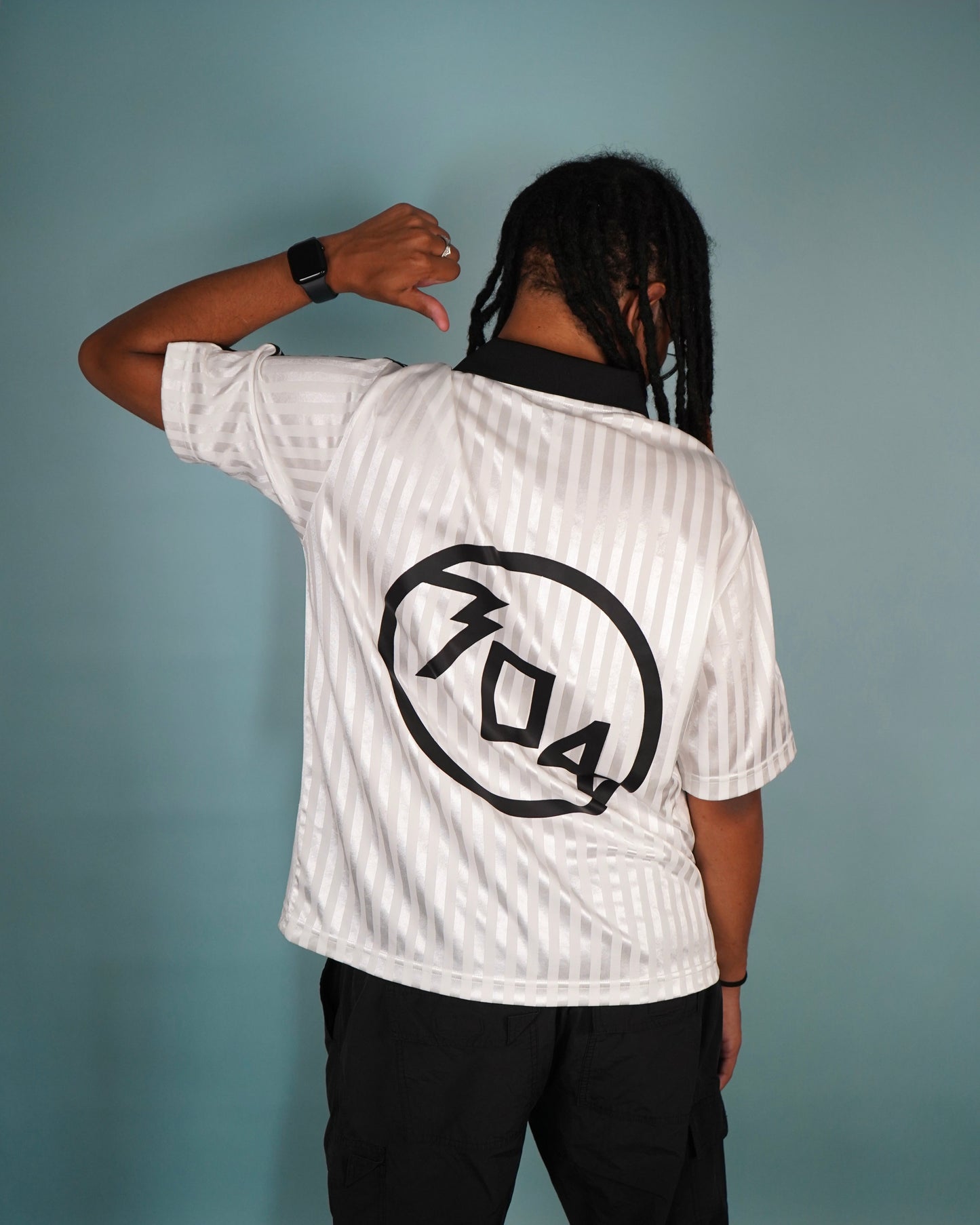 "304 HERO" WHITE SOCCER JERSEY