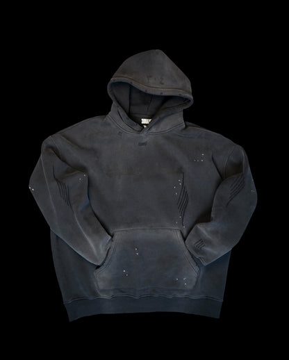 "thirtydays" CHARCOAL BLACK ARABIC HOODIE