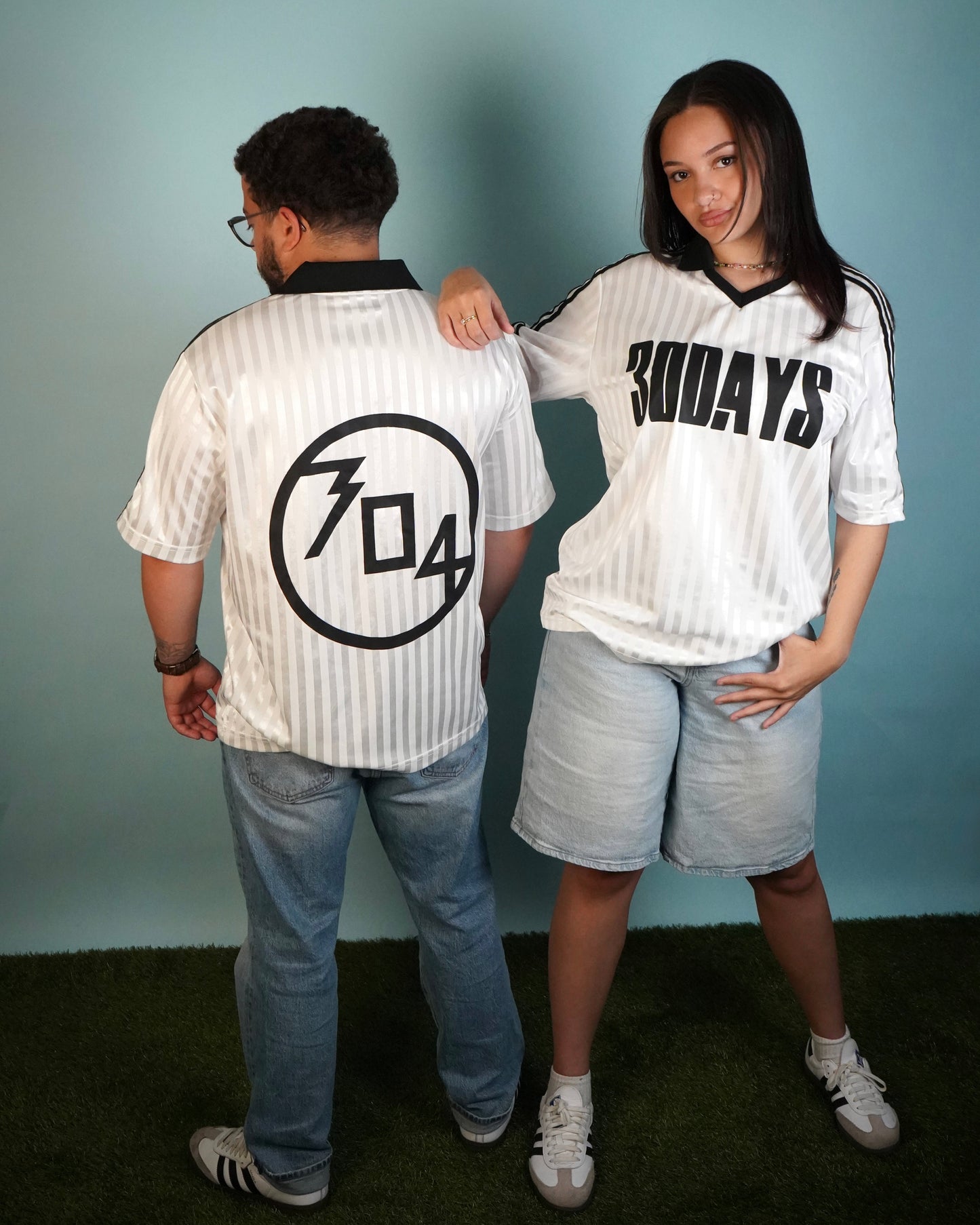"304 HERO" WHITE SOCCER JERSEY