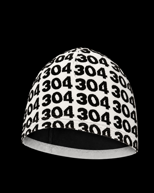 "304 REPEATER" WHITE SKULL CAP