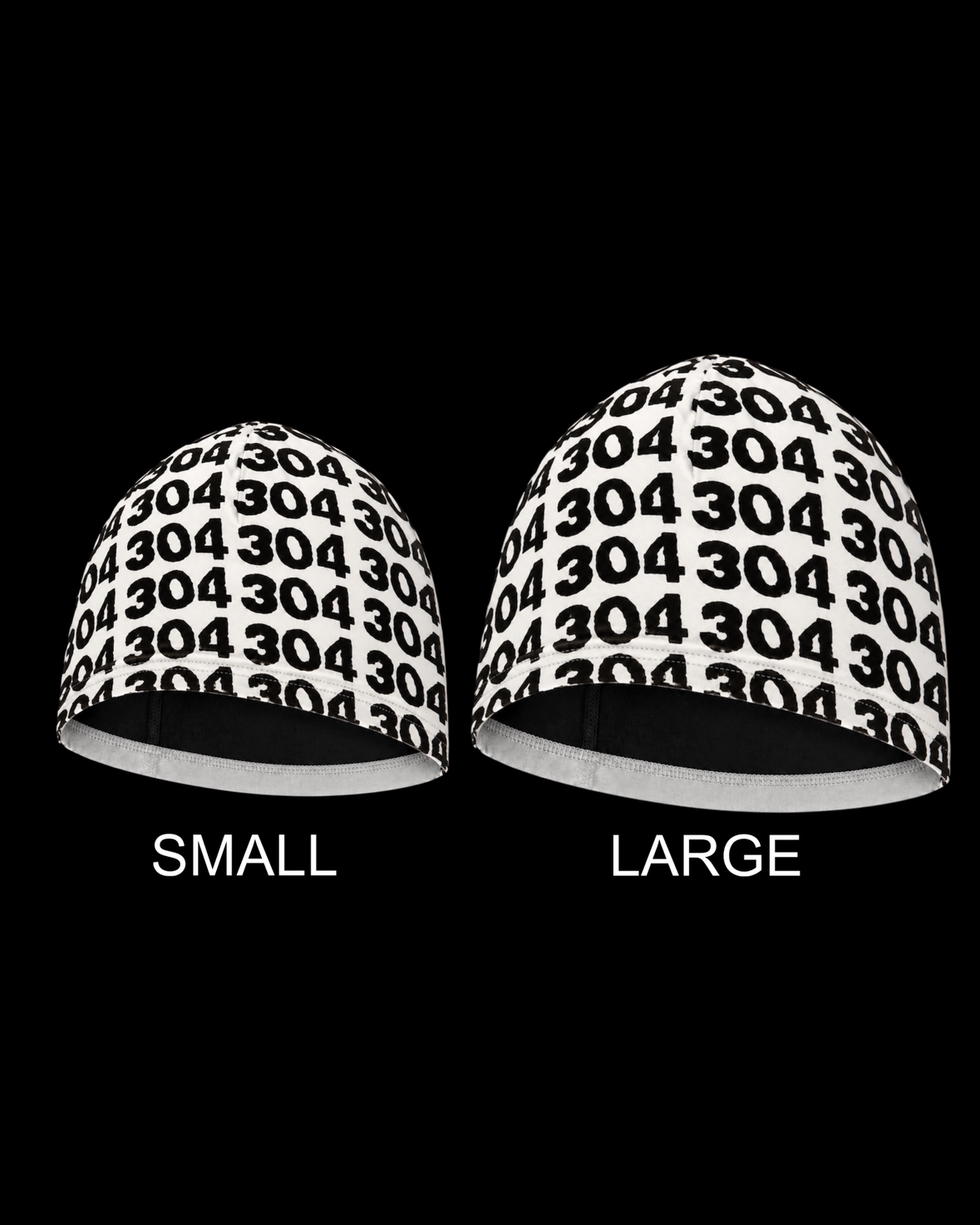 "304 REPEATER" WHITE SKULL CAP