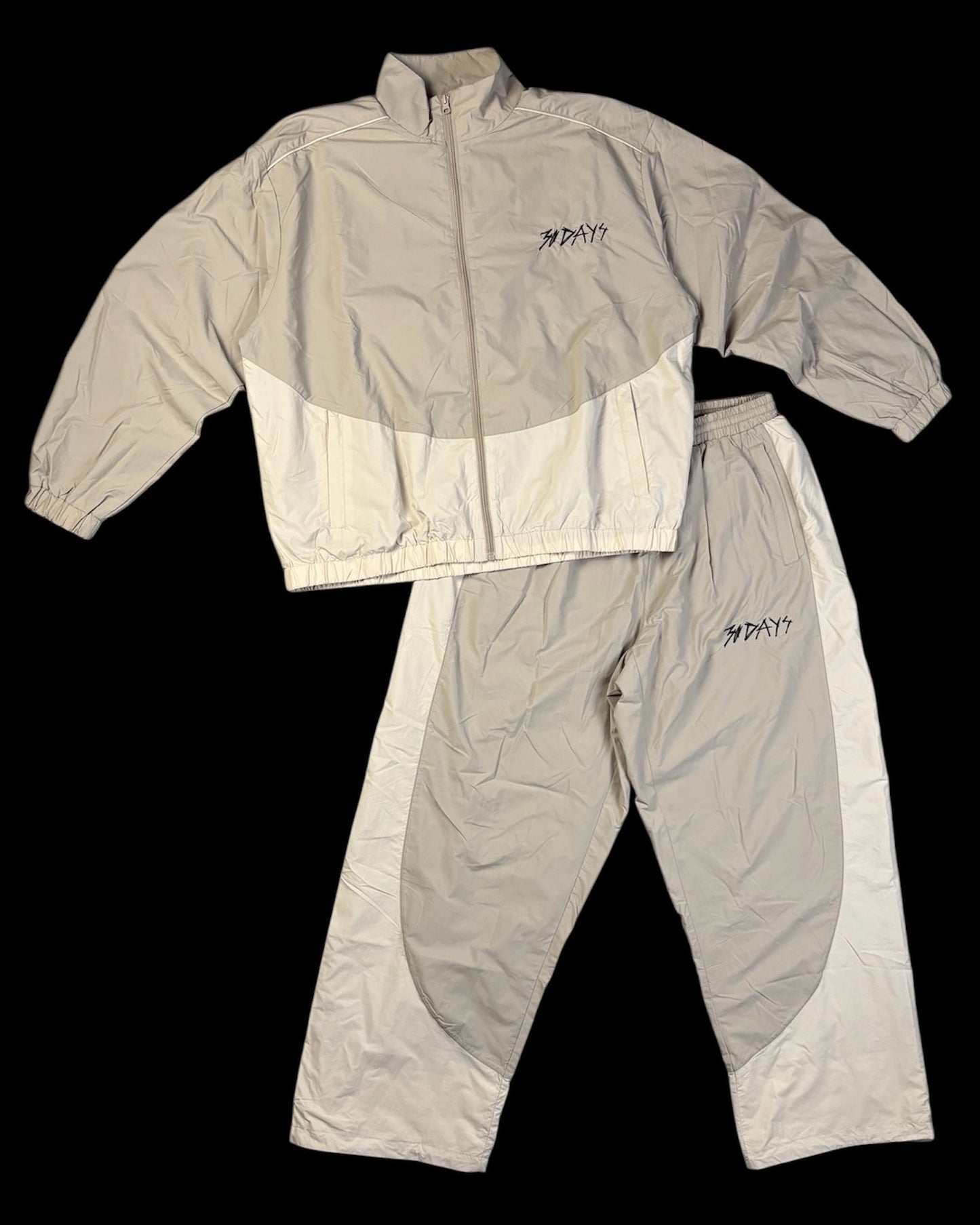 “30D4YS” 2TONE SAND WiNDBREAKER TRACK-SUiT