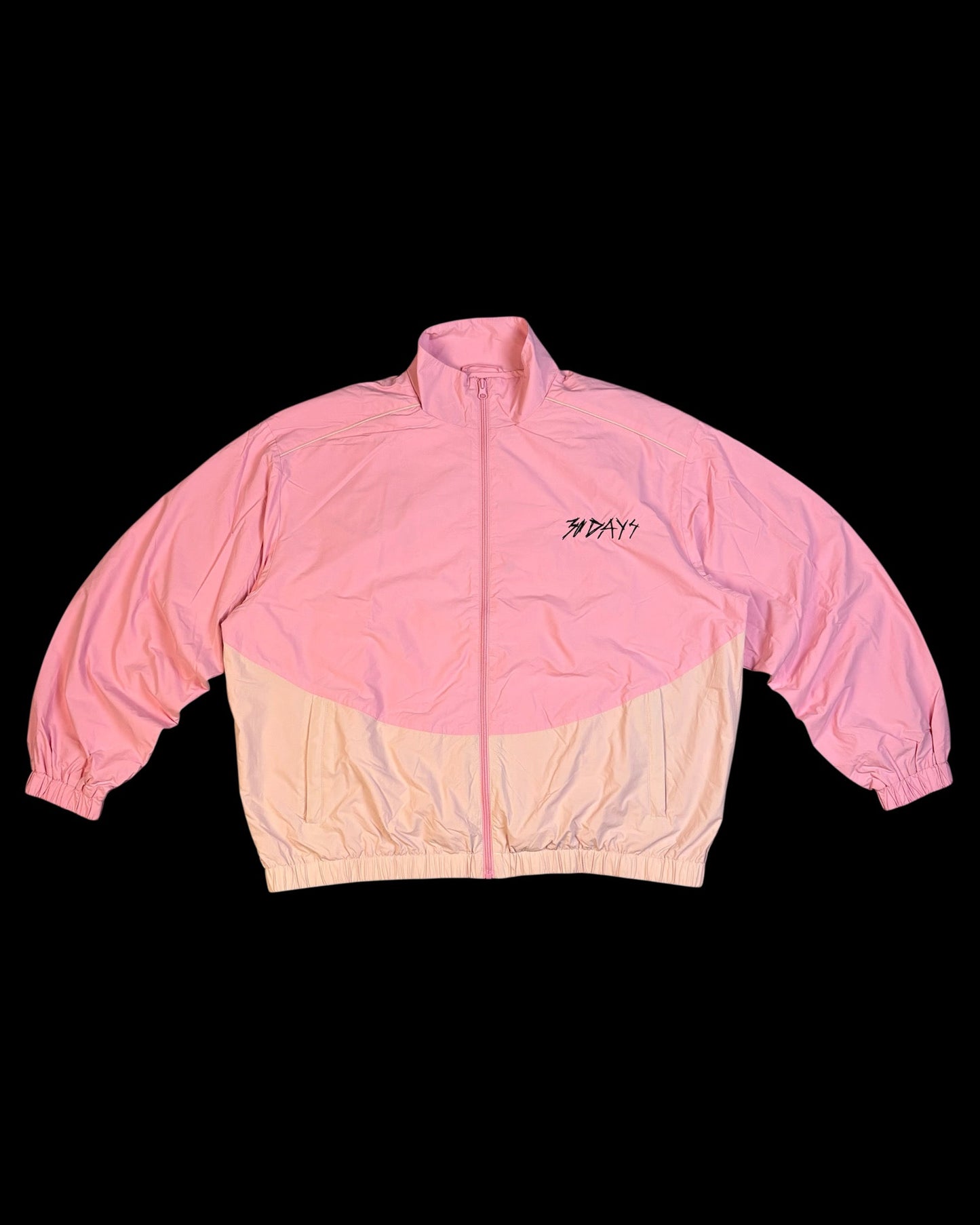 “30D4YS” 2TONE PiNK WiNDBREAKER ZiP-UP JACKET