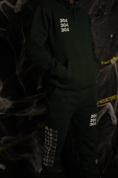 HUNTER GREEN “304 REPEATER” SWEAT SUIT