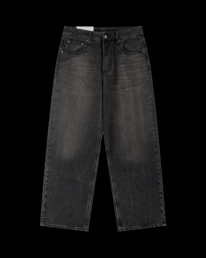 "304/ 30D4YS" BLACK DENIM JEANS