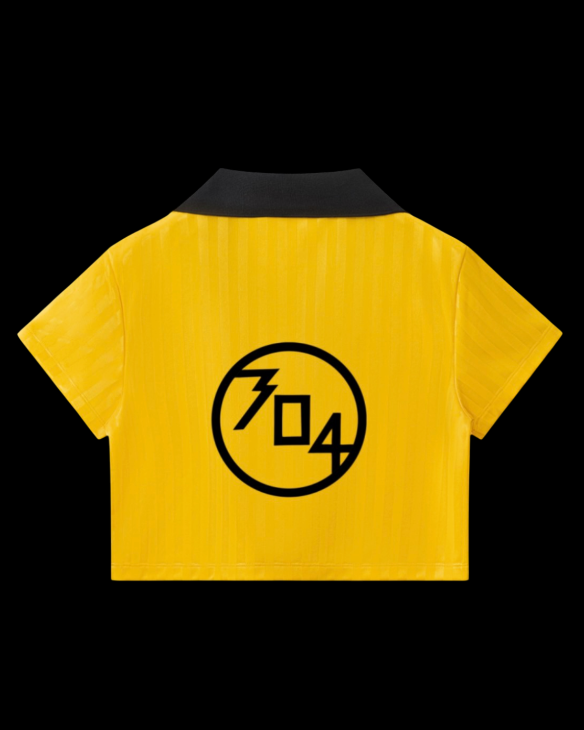 "304 HERO" YELLOW CROPPED SOCCER JERSEY