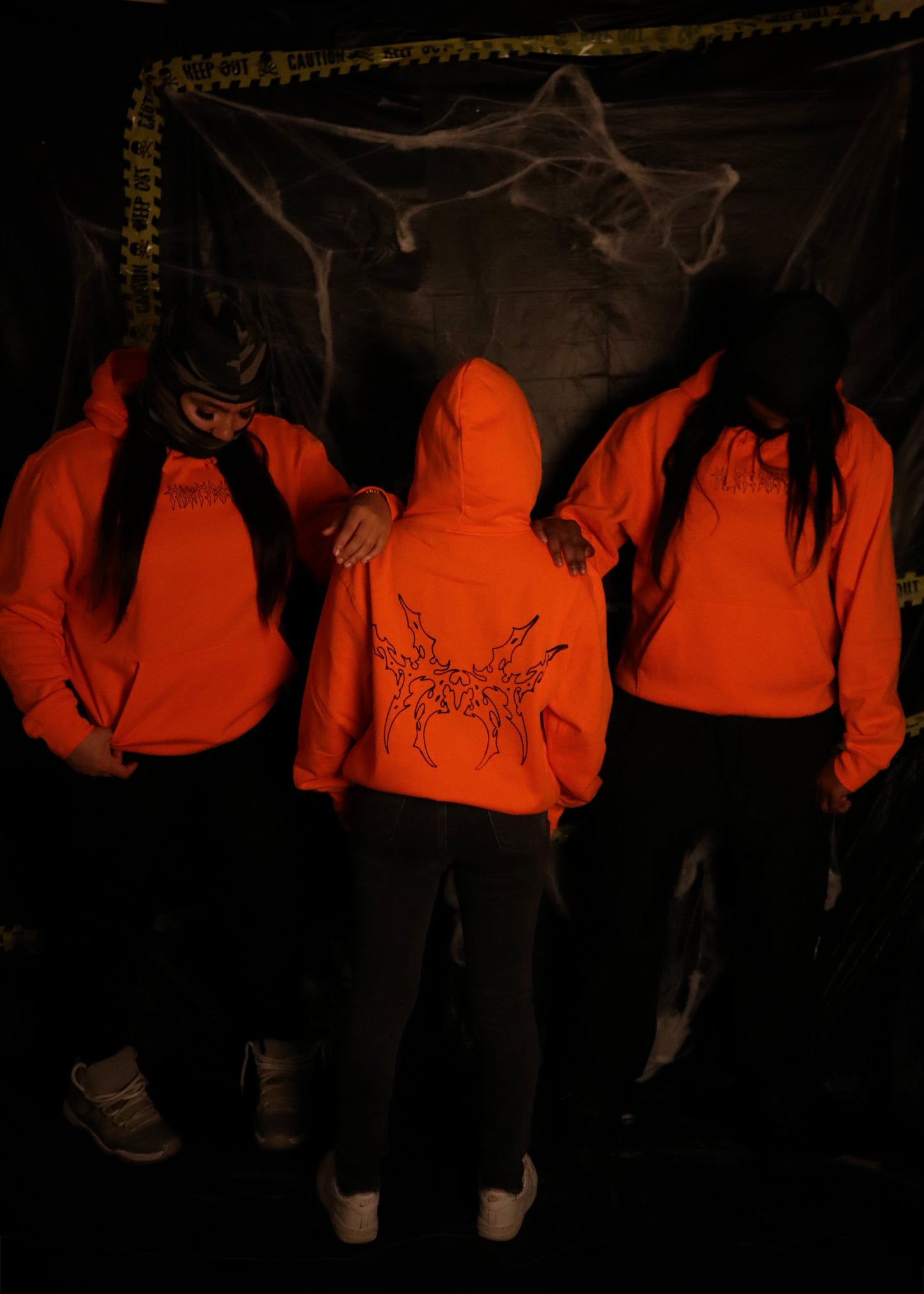 ORANGE “THIRTYDAYS CYBER" HOODIE