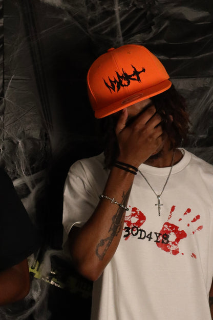 ORANGE “304 FLAME” SNAPBACK HAT