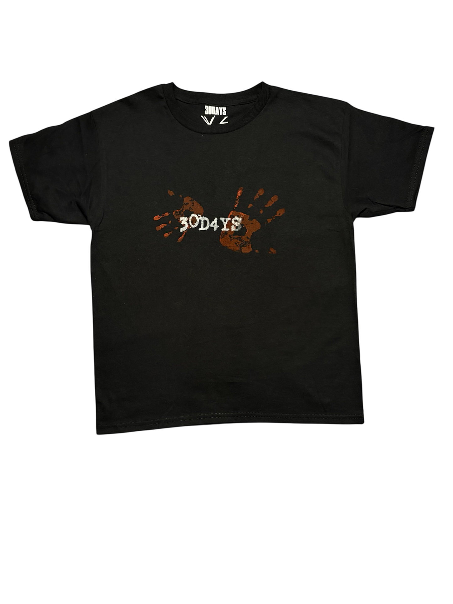BLACK “30D4YS BL00DY H4NDS" T-SHIRT