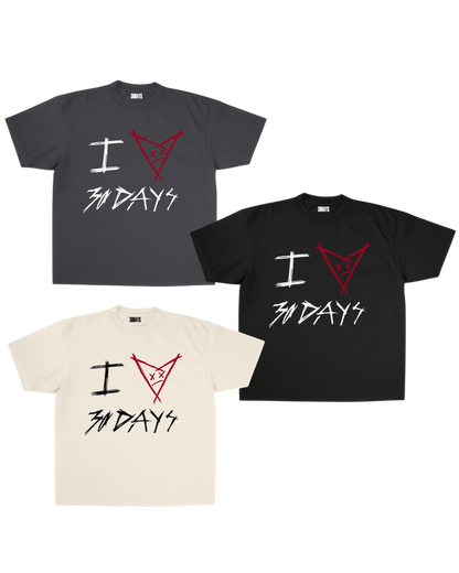 “I ❤️ 3OD4YS” GRAPHIC T-SHIRT